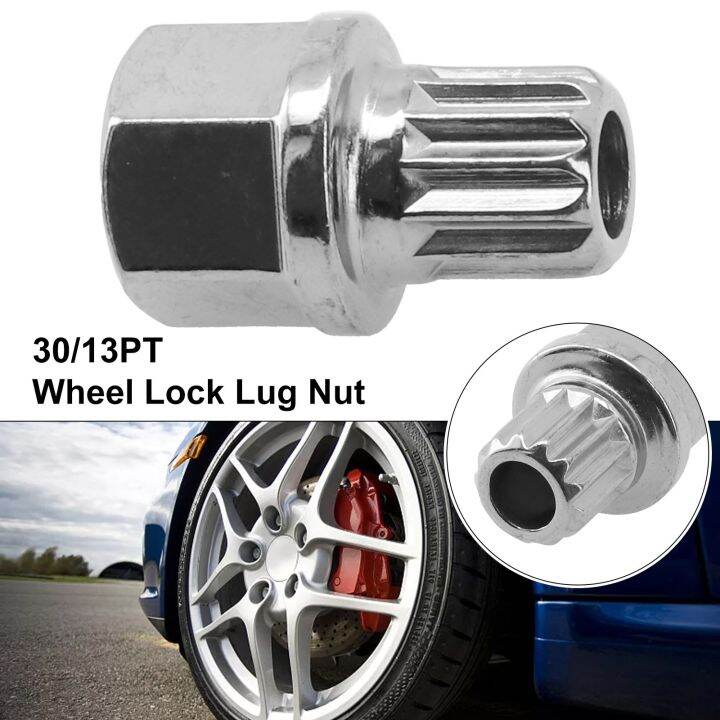 【Joychi】 30/13PT Hollow Car Anti Theft Wheel Lock Lug Nut Screw Removal