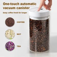 Electric Coffee Beans Vacuum Sealed Tank Food Storage Jars Household Moisture-Proof Air Extraction Airtight Container