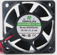 2022 ☆ Original Xinrui Lian XFAN RDH6025S 6ซม. พัดลม6025 12V 24V 0.14A Cooling