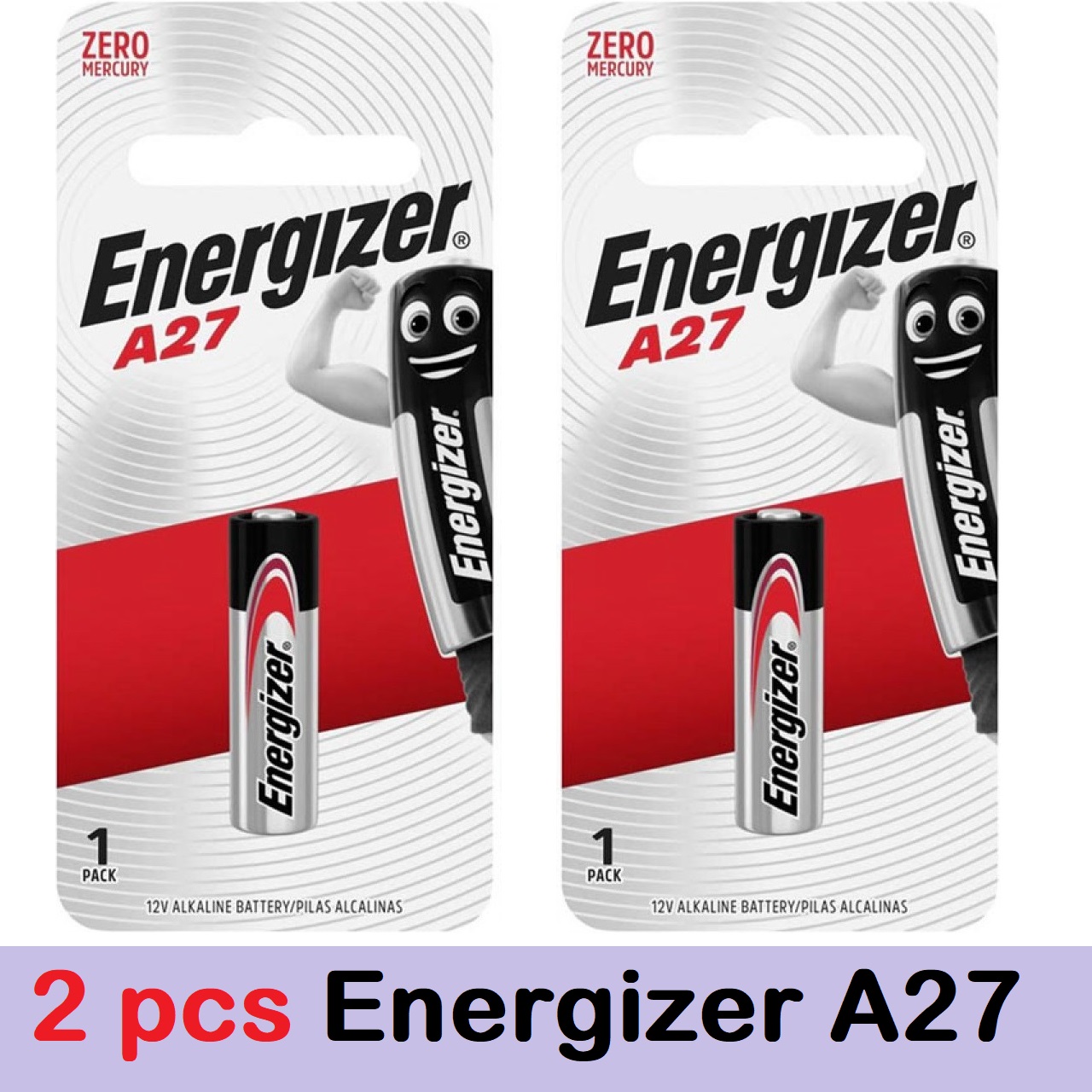 Energizer A27 Batteries 12V Alkaline pack of 6 