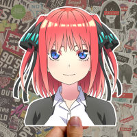 เจ้าสาวผมเป็นแฝดห้า อนิเมะ สติ๊กเกอร์ Nino Nakano Cute Sticker Anime Gotoubun no Hanayome