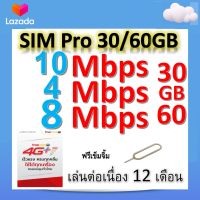 ซิมโปรเทพ 10-4-8 Mbps ไม่ลดสปีด เล่นไม่อั้น โทรฟรีทุกเครือข่ายได้ แถมฟรีเข็มจิ้มซิม