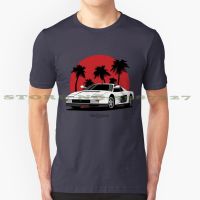 Miami Vice White Cool Design Trendy Tshirt Tee Testarossa Pininfarina Vice City Vice City Retrowave Gt Shelby Gulf