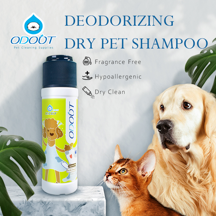 ODOUT DEODORIZING DRY PET SHAMPOO (FRAGRANCE FREE & HYPOALLERGENIC) Lazada PH