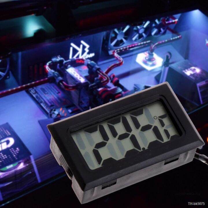 ∋ LCD Digital Thermometer Water Temperature Meter Gauge G1/4 Thread