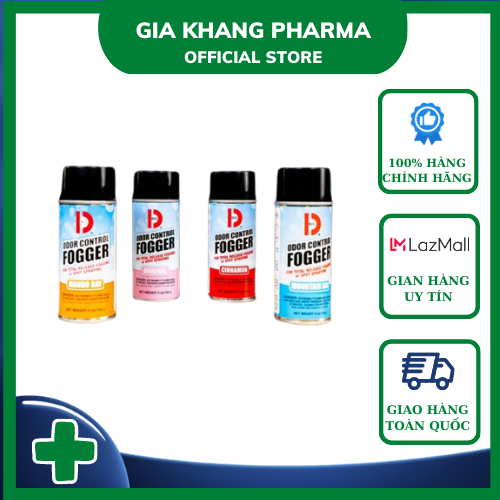 Xịt Khừ Mùi Ô Tô và Không Gian Phòng Big D Odor Control Fogger Chính