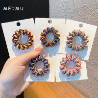 MEIMU ใหม่เกาหลีเชือกผมแฟชั่น7สีที่มีสีสันโทรศัพท์มือถือสายยืดหยุ่นยางรัดสำหรับผู้หญิงสาวอุปกรณ์ผม