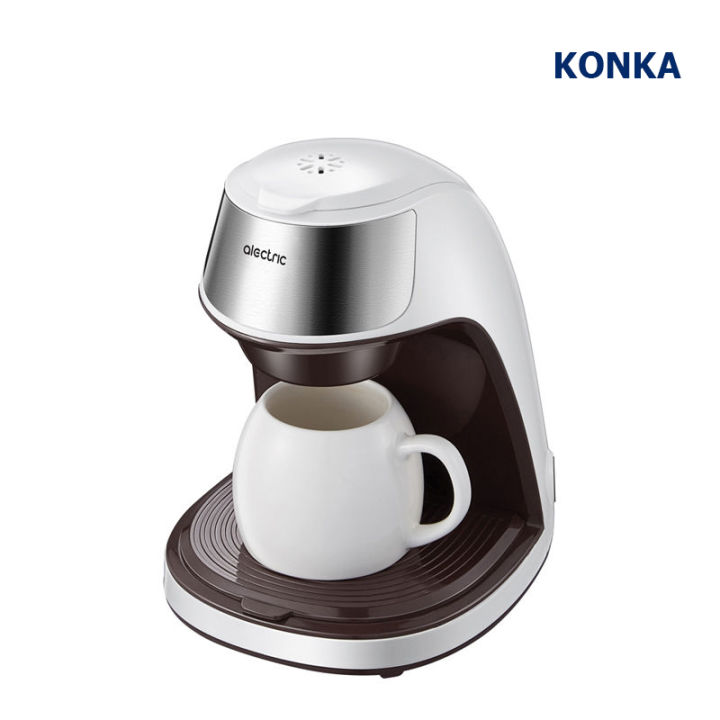 ซื้อ-1-แถม-1-konka-coffee-machine-เครื่องชงกาแฟแบบพกพาขนาดเล็กสำนักงานเครื่องชงชากาแฟเครื่องชงกาแฟแบบหยด-สแตนเลส