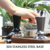 58mm Calibrated Pressure Tamper Coffee And Espresso Elastic Powder Compactor 304 Stainless Steel Coffee Powder Hammer