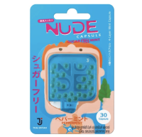 Nude Capsule Sugar Free Candy (30 Capsules)