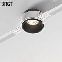 BRGT จุดไฟ LED Frameless ฝังไฟ3W5W ซังโคมไฟเพดาน85-265โวลต์ไม่มีขอบอลูมิเนียมปิดภาคเรียนลงแสงในร่ม *