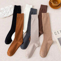 ผ้าฝ้ายผู้หญิงถุงน่อง JKTights ถุงเท้ายาวเข่าถุงเท้าต้นขา Femme Elastic Calcetines Mujer