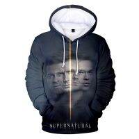 Sudadera con capucha Supernatural para hombre y mujer, ropa informal con estampado 3D, Harajuku, otoño e invierno, novedad