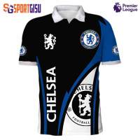 (ALL IN STOCK XZX)   Chelsea F.C Custom Name Polo Shirt V2  (Free customized name logo for private chat, styles can be changed with zippers or buttons)