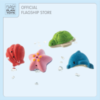 PlanToys Sea Life Bath Set ชุดของเล่นไม้ สัตว์น้ำทะเล ของเล่นเด็ก 6 เดือน