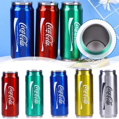 300ml/400ml Large Capacity Coca-Cola Tumbler Coffee Stainless &amp; Portable Thermos Starw Drinking With Outdoor Hot Cup Steel Water Cup Cold K3D3