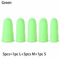 5pcs Finger Silicone Cover Protector Caps Thimble Guard