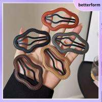 BETTERFORM 3PCS คอร์ติก คลิปกลวงรูปก้อนเมฆ แบบพกพาได้ เรซิน เครื่องมือจัดแต่งทรงผม ของใหม่ เครื่องประดับผมวินเทจ สาวๆ