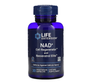 [Exp2025] Life Extension, NAD+ Cell Regenerator and Resveratrol Elite, 30 Vegetarian Capsules