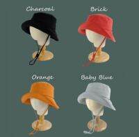 HATS.ON X KimCo selectedหมวกผู้หญิง ทรง Obser รุ่น _Iris  มี สี 4 คือ _Charcoal,Red,Orange,Baby Blue