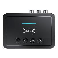 Desktop Digital Display NFC Bluetooth Adapter Bluetooth 5.0 Audio Transmitter Receiver FM 3 in 1 Bluetooth Adapter