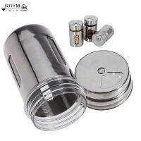 RAY Stainless Steel Flour Sifter Cup Baking Sugar Salt Pepper Herb Shaker Jar Toothpick Storage Bottle