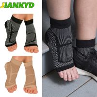 {Feili สปอร์ตเอาท์ดอร์} ถุงเท้ากีฬาผ้ารัดข้อเท้าปลอกรัดสวมแขน Plantar Fasciitis 1คู่พร้อมที่รองรับส่วนโค้งเท้าลดอาการบวมแอมป์; อาการปวดกระตุ้นส้นเท้า