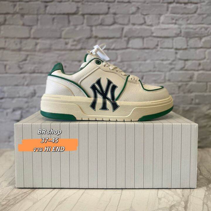 รองเท้าmlb-chunky-classic-green-ลิขสิทธิ์แท้100-รองเท้าผ้าใบผู้ชายและผู้หญิง-รองเท้าแฟชั่น-อุปกรณ์ครบเซ็ต