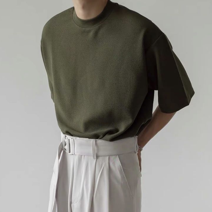jafastore-เสื้อยืดคอกลม-เสื้อยืดโอเวอร์ไซส์ผู้ชาย-เสื้อสไตล์เกาหลี