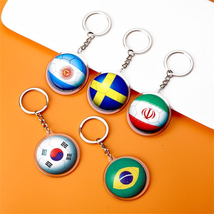 World National Flag Keychain Europe Country Flags Keychains Spain