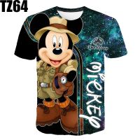 Short sleeved T-shirt for children cuhk children the summer new style Pikachu Mickey Mouse Donald Duck cartoon printed pattern short sleeves T-shirt with round neck