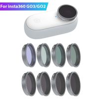 Lens Filters For Insta360 Go 3 ND8 ND16 ND32 MCUV CPL Set Night Filter For Instal 360 GO2  Action Sport Camera Accessories