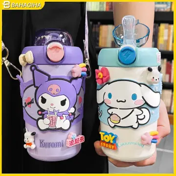 Sanrio My Melody Thermos Water Bottle Cover With Straw Bottle 400ml