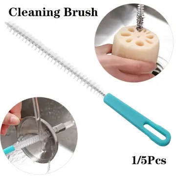 1pc Silicone Round & Thin Cleaning Brush For Water Cup, Baby Bottle & Straw  Suitable For Home Use