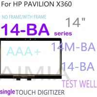 ◆☑ 14.0 Touch Digitizer for HP PAVILION X360 14M-BA 14-ba Series Touch Screen Panel with Frame not LCD Replacement