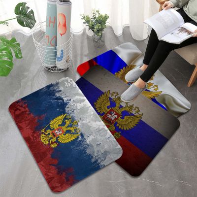 （A SHACK） ธงรัสเซีย HallwayWashable ไม่ลื่นโซฟาเก้าอี้พื้นที่เสื่อยินดีต้อนรับพรมเช็ดเท้า