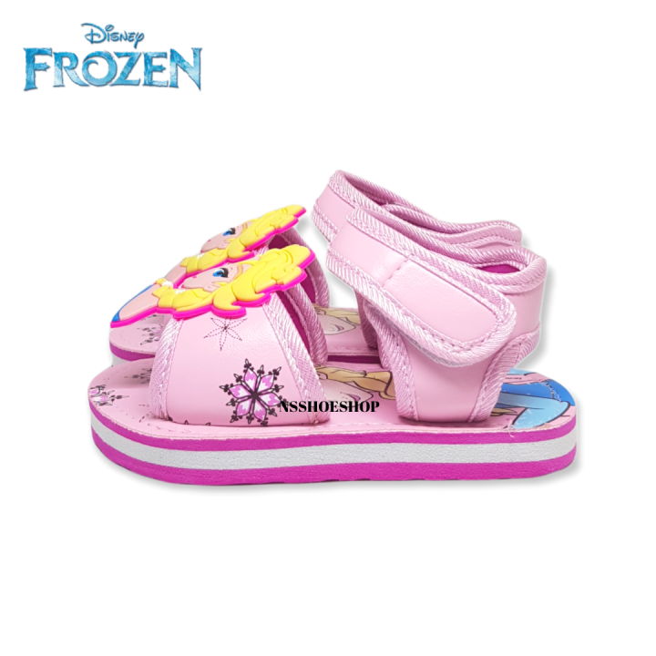 รองเท้ารัดส้นเด็ก-เอลซ่า-โฟรเซ่น-fz08-สินค้าลิขสิทธิ์แท้-ดิสนีย์-frozen-รองเท้าแตะเด็ก-ไซส์-19-24