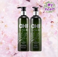 CHI Tea Tree Oil Shampoo/Conditioner 340/340 ml แชมพู และครีมนวด ที่ช่วยปรับสมดุลเส้นผม และหนังศรีษะ