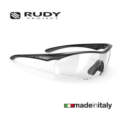 Rudy Project Intron Guard Z87.1+ / EN166:2001 Black Gloss / Transparent แว่น PPE เลนส์โพลีคาร์บอเนต