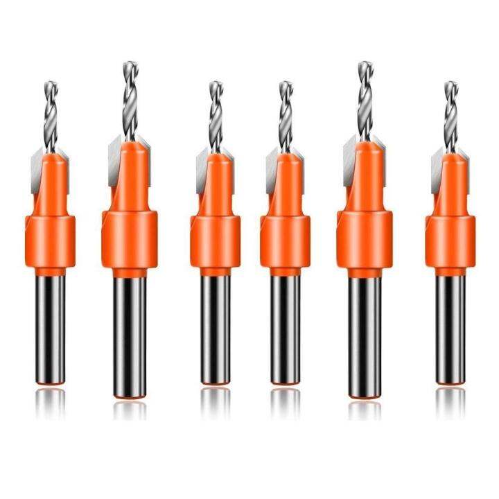 Countersink Drill Bit Self Tapping Screw Taper Hard Alloy Woodworking Tool Sharp Countersink