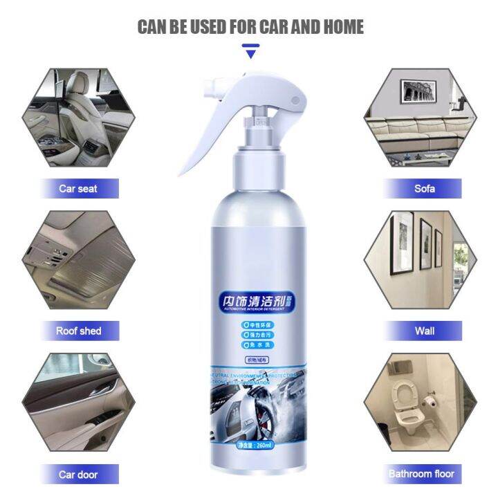 )Uv【In stock】Car Interior Ceiling Fabric Care Cleaner Auto detergent ...