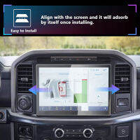 สำหรับ2021 2022 F-150 F150รถกระบะรถบรรทุก12นิ้ว SYNC4 Touch Navigation หน้าจอป้องกันฟิล์มกระจกนิรภัย HD Clear 9ความแข็ง