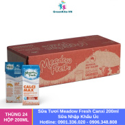Date mới - Thùng 24 hộp Sữa Tiệt Trùng Meadow Fresh Canxi 200ml