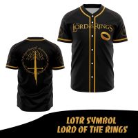 2023 New Lotr symbol Lord of the rings baseball jersey shirt - Jersey baseball - Sport fashion - Baseball Tshirt - for men, women, unisex