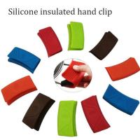 【YY】2PCS Silicone Anti-skid High-temperature Resistant Pot Handle Sleeve Heat Insulation Pad Dish Clip Heat Insulation Hand Clip