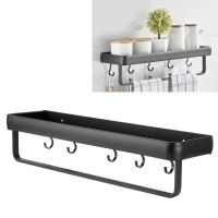 ∋℗ 50cm Multifunctional Spice Rack Wall Mounted Kitchen Shelving Bathroom Storage Rack Bottle Holder Seasoning Organizer