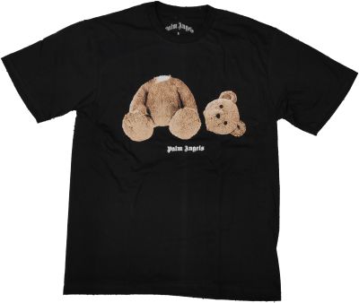 Palm Angels เสื้อยืด คอกลม แขนสั้น แฟชั่น หมี หัวหลุด kill the bear ปาล์ม แองเจิ้ล unisex