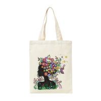 Diamond Painting Bag Tote Bag Cotton Reusable Durable Painting Handbag Embroidery Kit Travel Bag Diamond Art Bag New