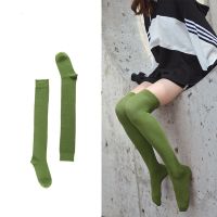 【YD】 Stockings Cotton Knee Socks JK Calf Thigh Female чулки носки женские