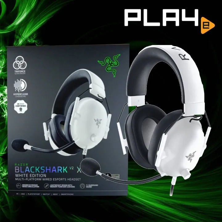 Razer BlackShark V2 X White Edition Esports Headset | Lazada Singapore